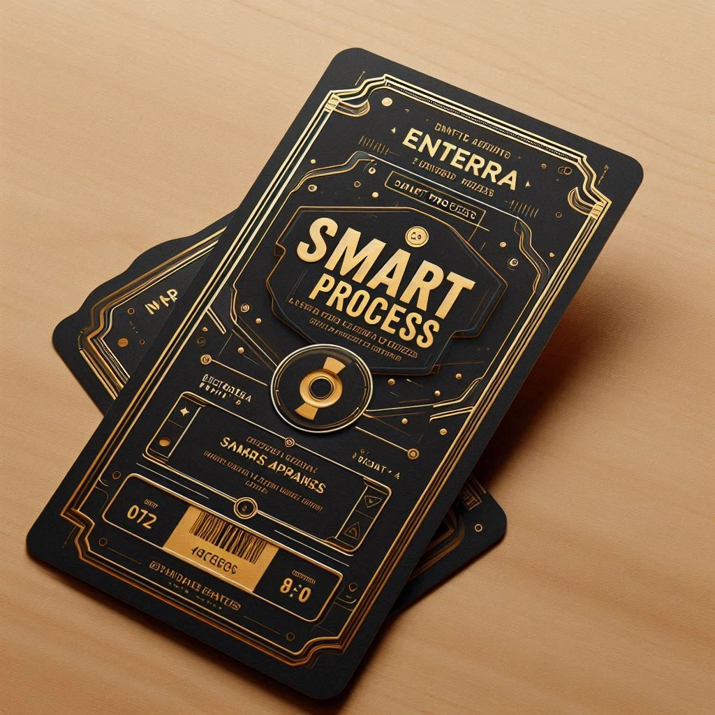 Image of a strategic plan card with the text 'Smart Process'